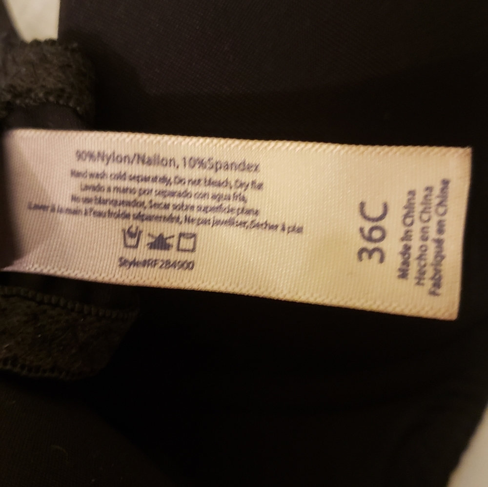Strapless black bra - Picture 3 of 4